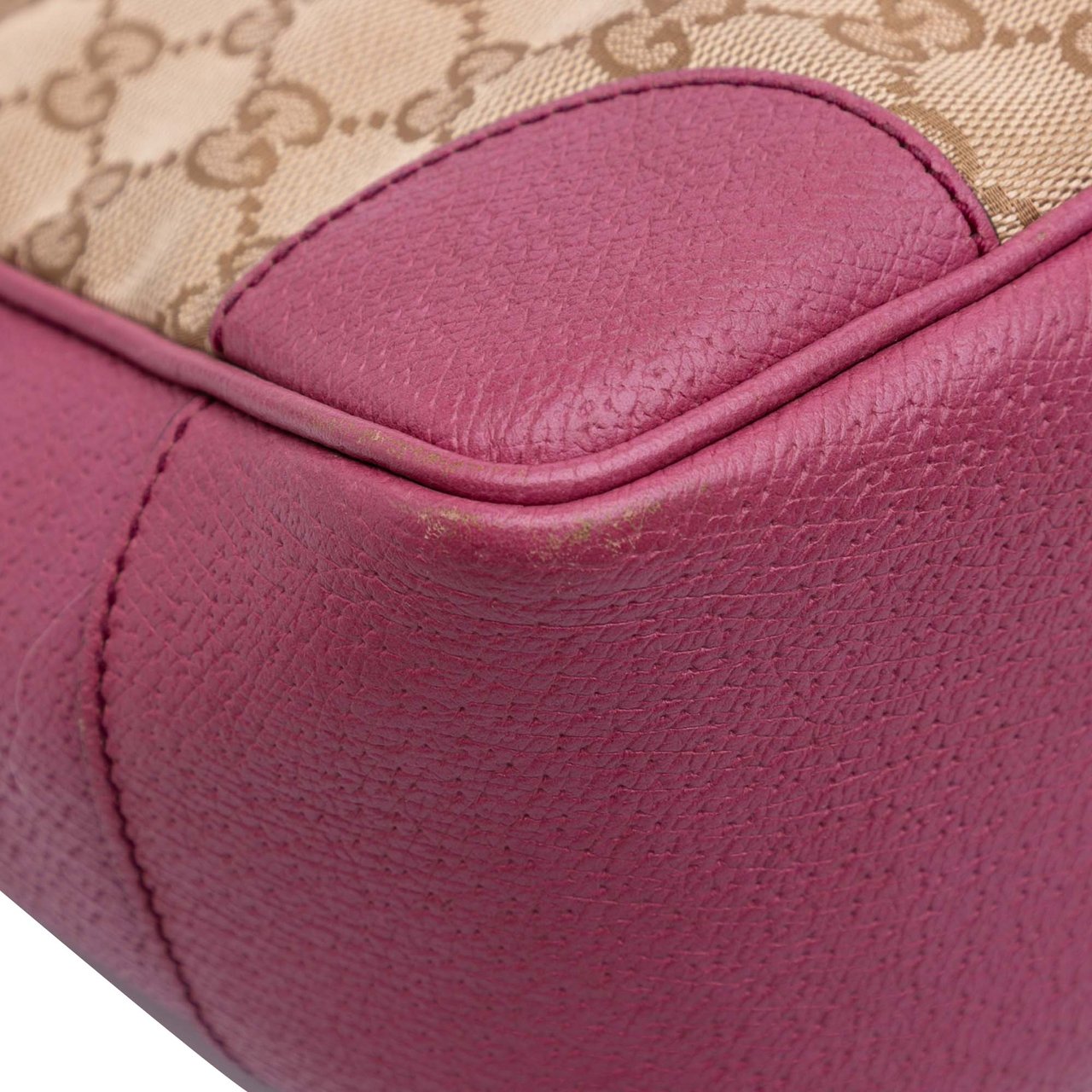 Gucci Small GG Canvas Bree Satchel Bruin
