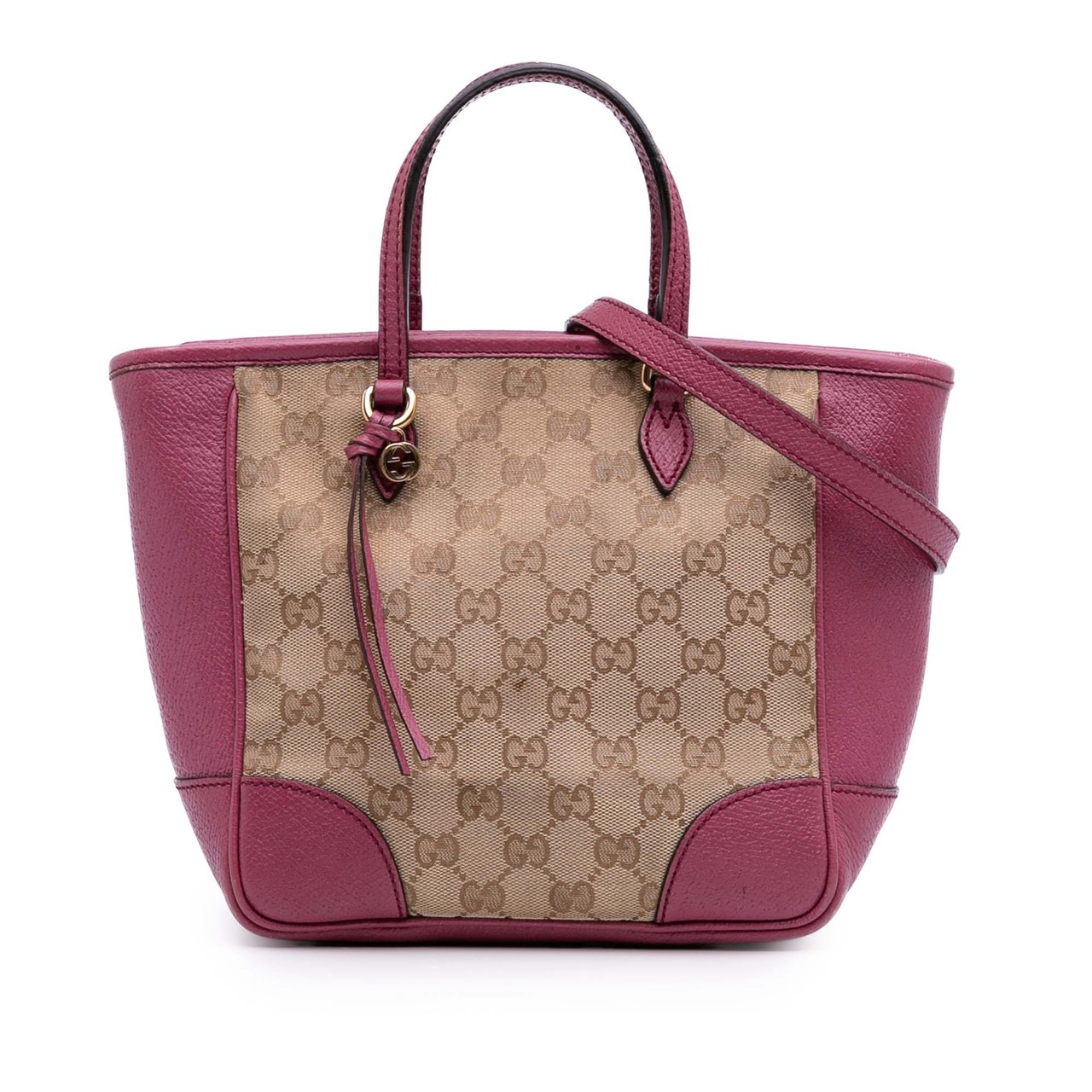 Gucci Small GG Canvas Bree Satchel Bruin