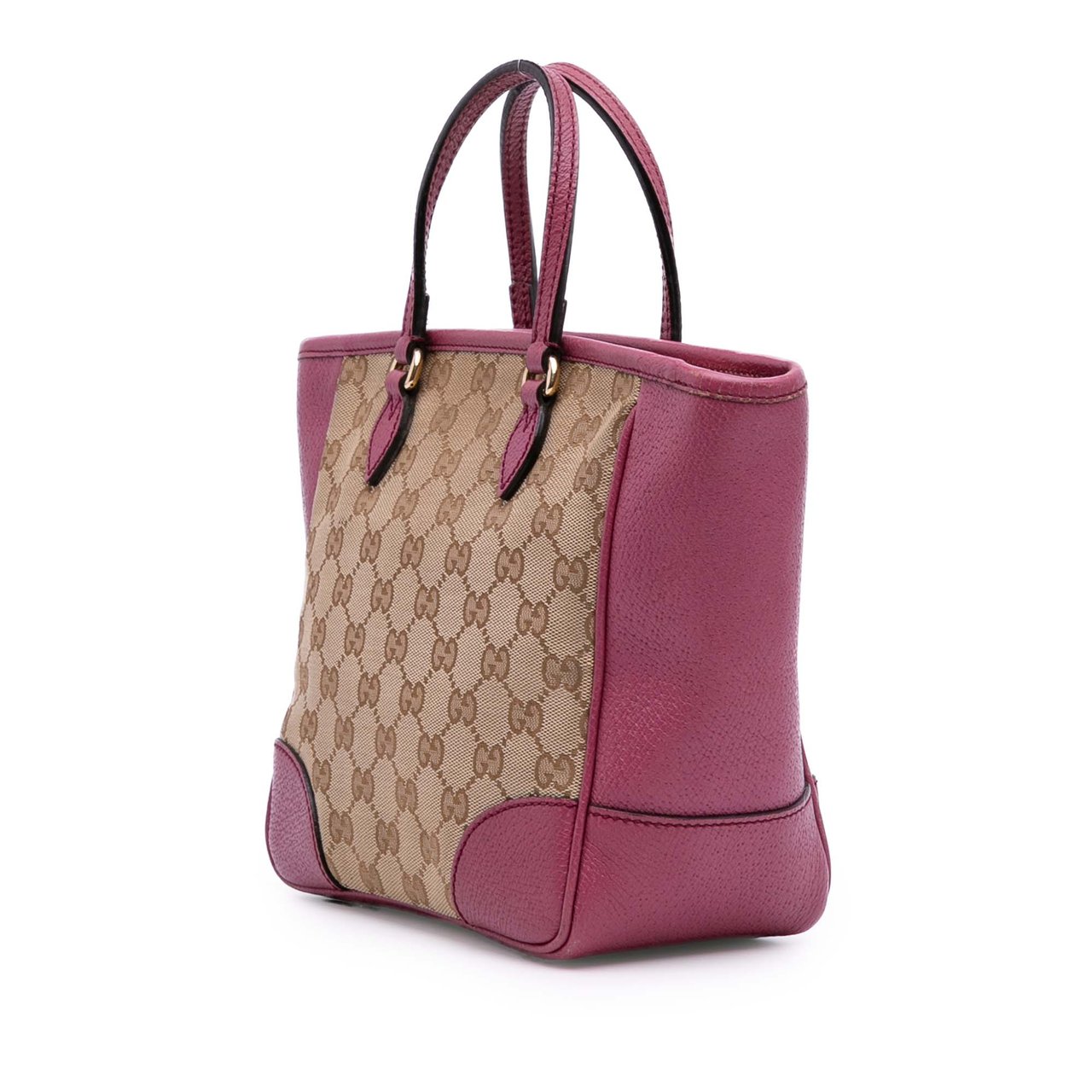 Gucci Small GG Canvas Bree Satchel Bruin