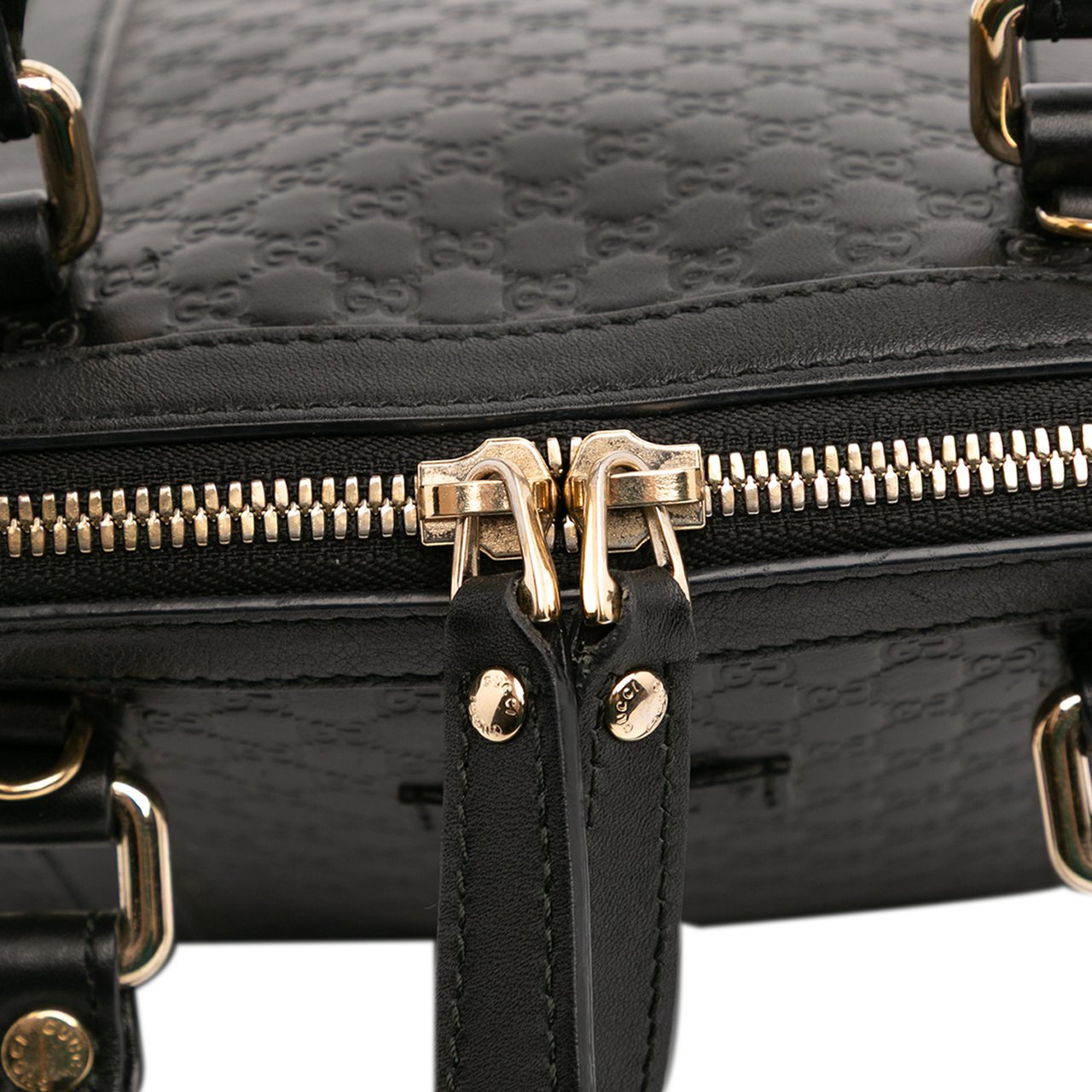 Gucci Mini Microguccissima Dome Satchel Zwart