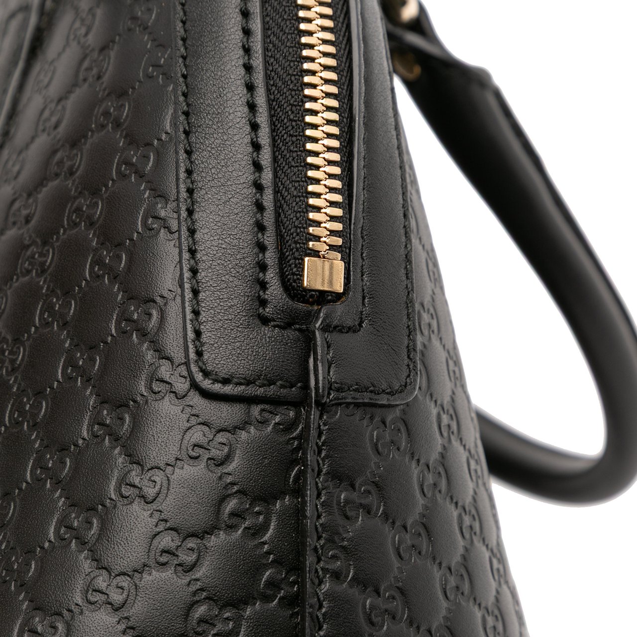 Gucci Mini Microguccissima Dome Satchel Zwart