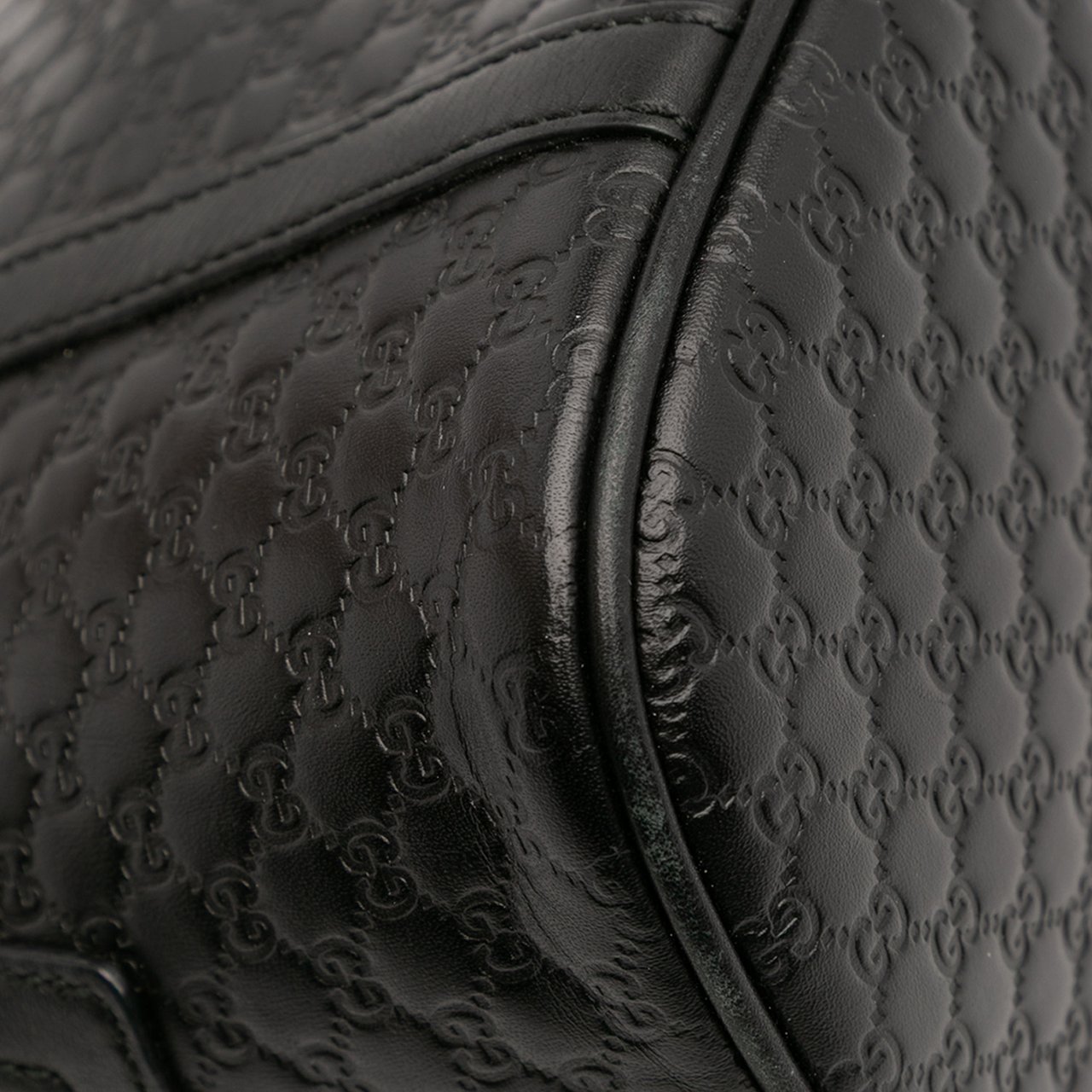 Gucci Mini Microguccissima Dome Satchel Zwart