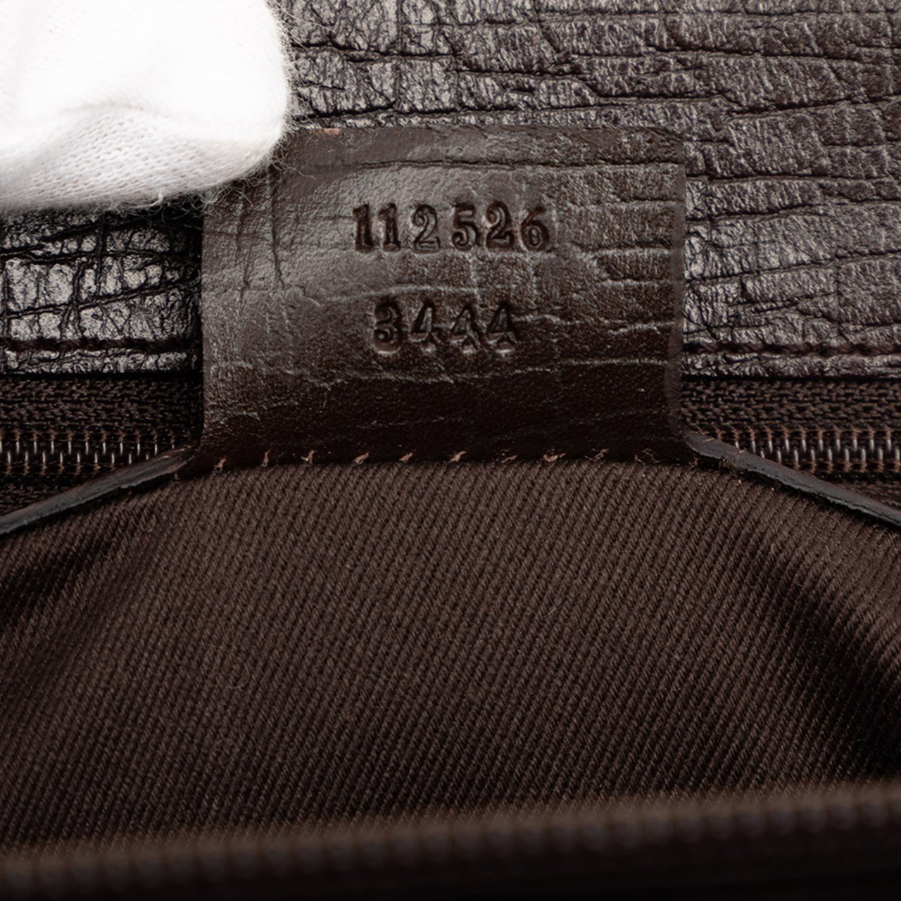 Gucci GG Canvas Bamboo Tote Bruin