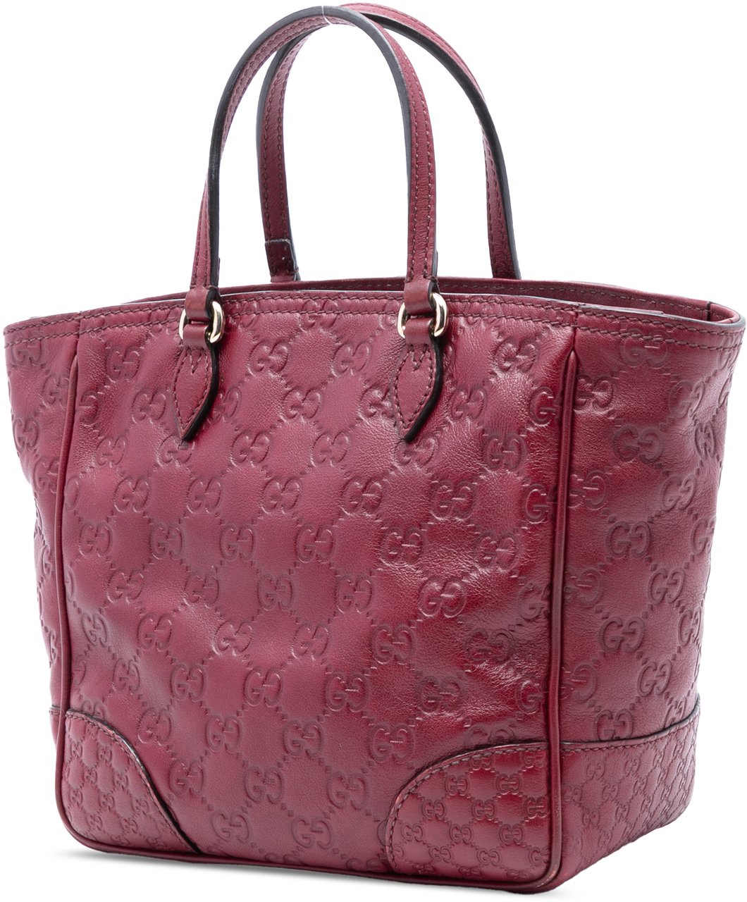 Gucci Small Guccissima Bree Satchel Rood