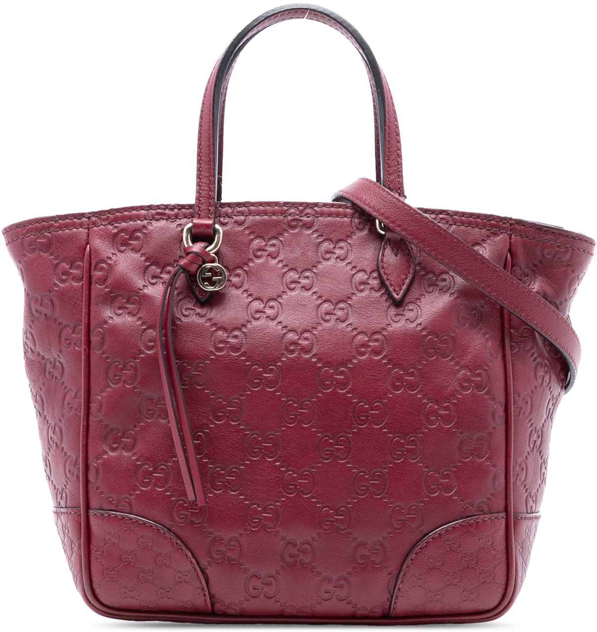 Gucci Small Guccissima Bree Satchel Rood