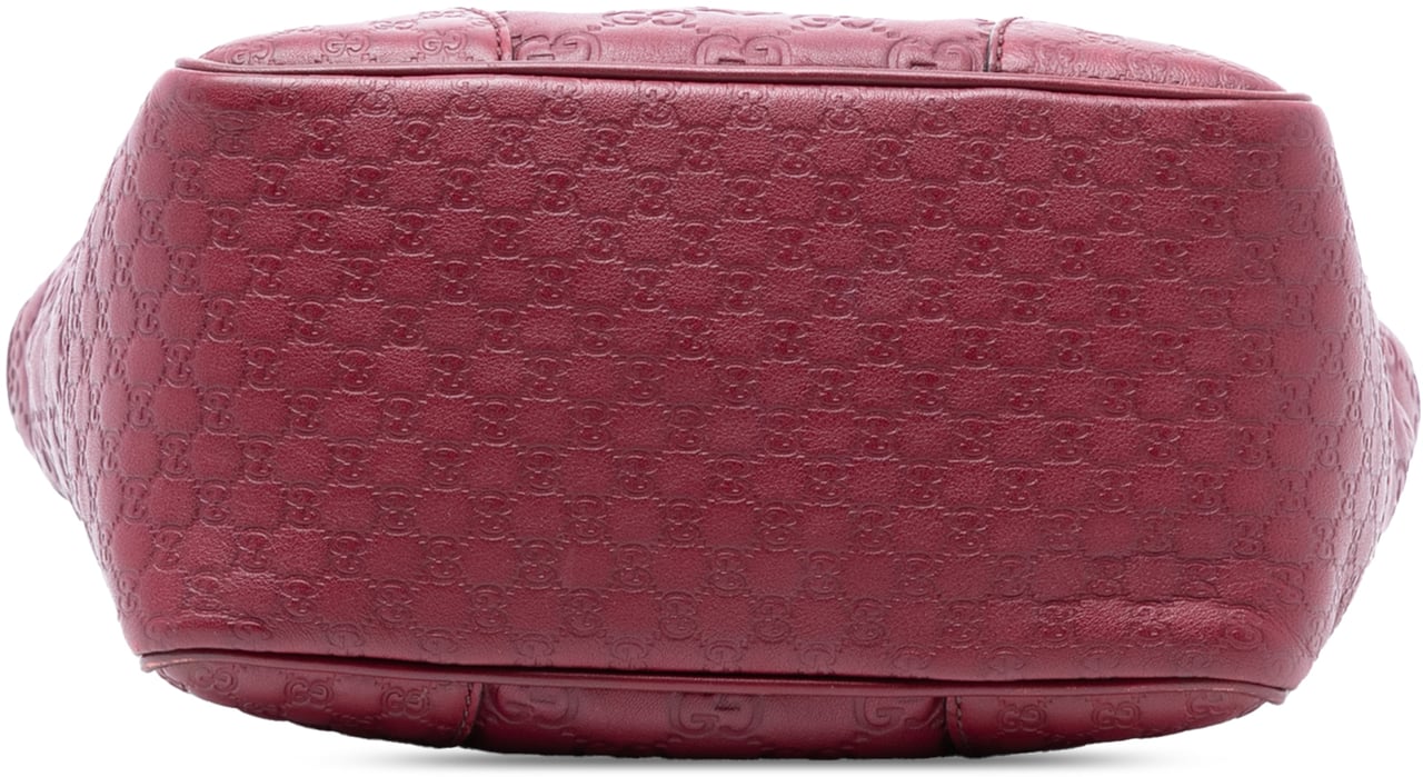 Gucci Small Guccissima Bree Satchel Rood