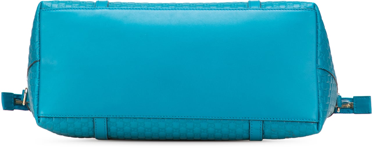 Gucci Large Microguccissima Dome Satchel Blauw