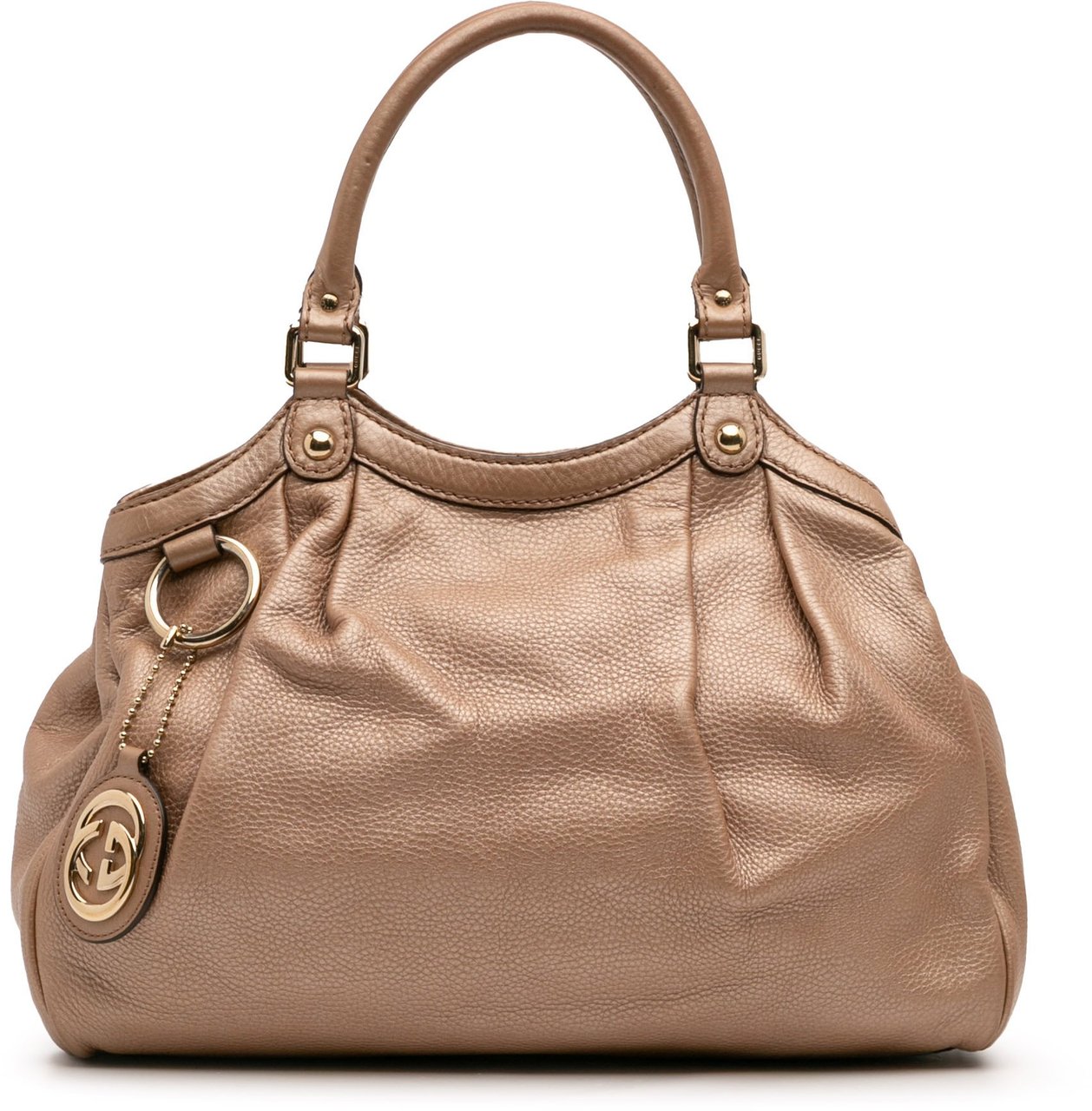 Gucci Medium Calfskin Sukey Tote Goud