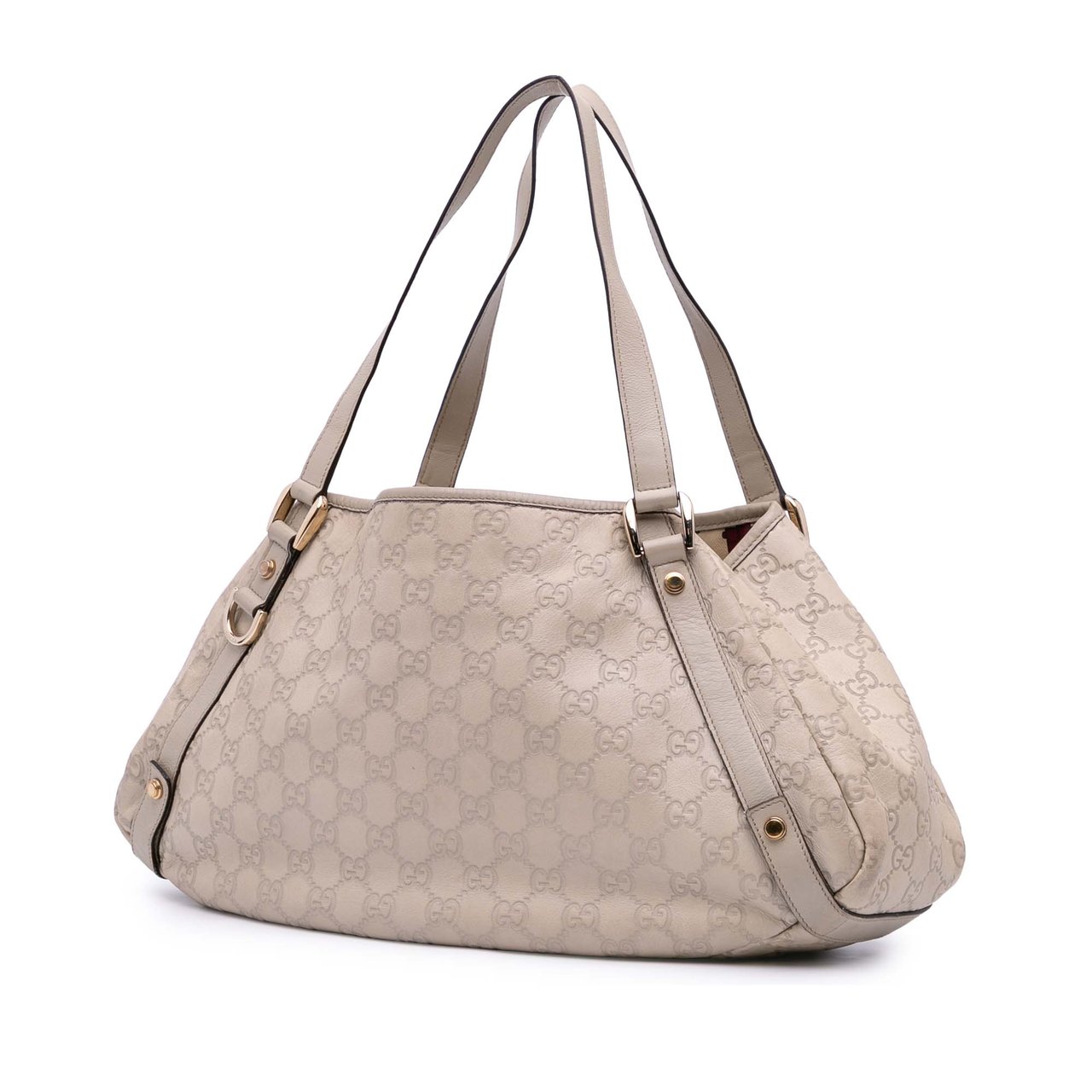 Gucci Medium Guccissima Abbey D Ring Tote Bruin