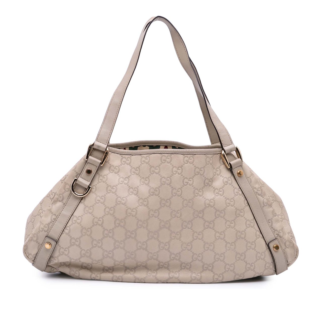 Gucci Medium Guccissima Abbey D Ring Tote Bruin