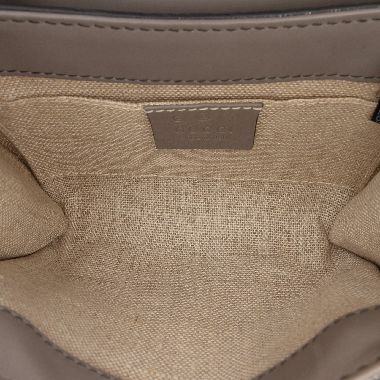 Gucci Mini Microguccissima Emily Crossbody Bruin