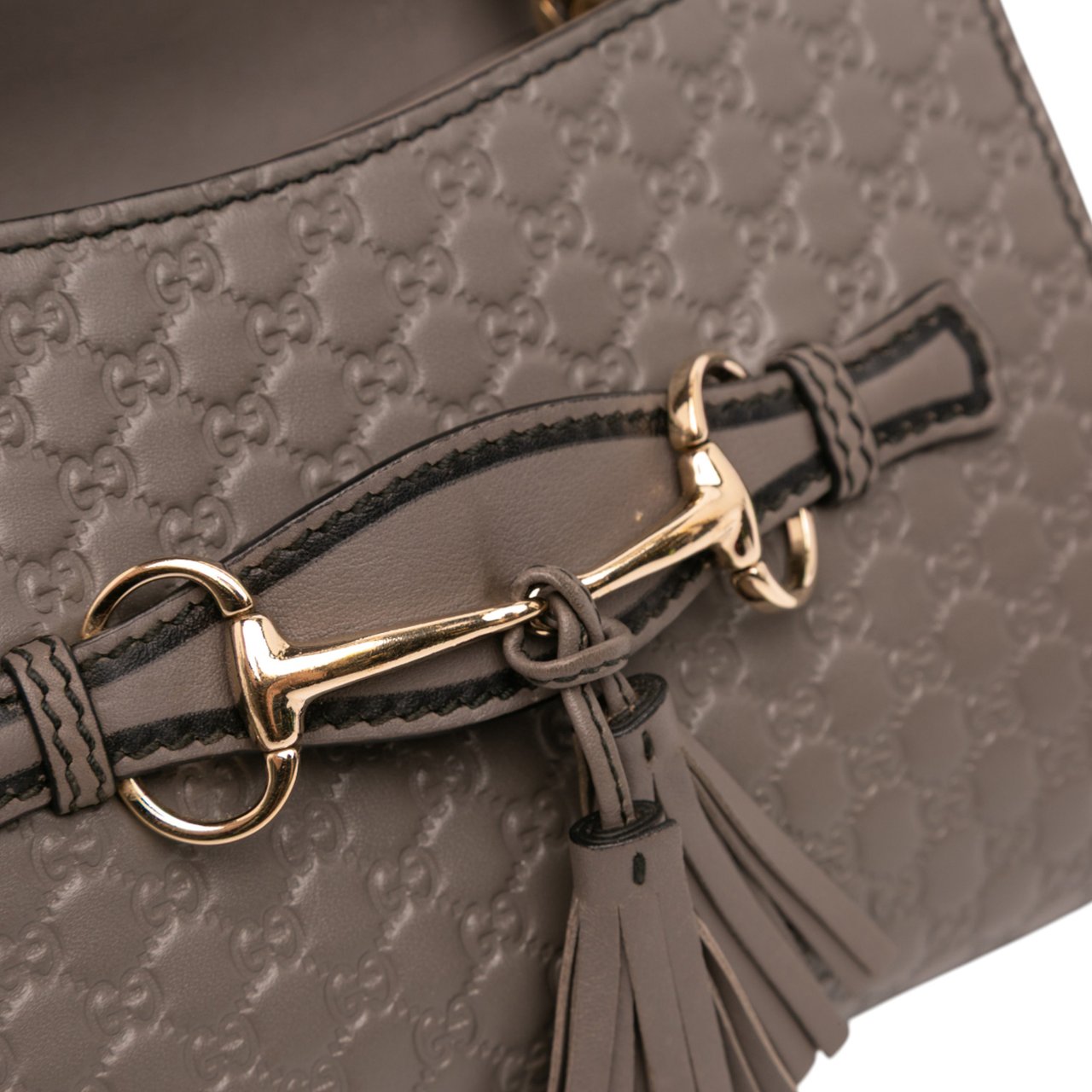 Gucci Mini Microguccissima Emily Crossbody Bruin