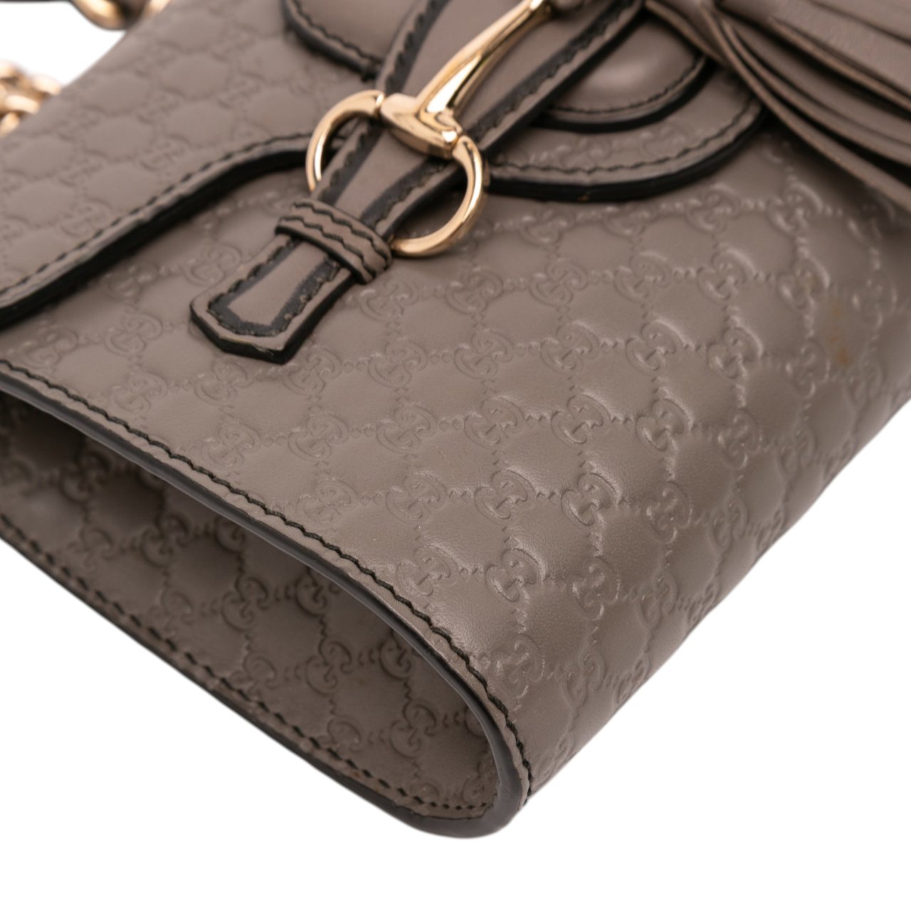 Gucci Mini Microguccissima Emily Crossbody Bruin