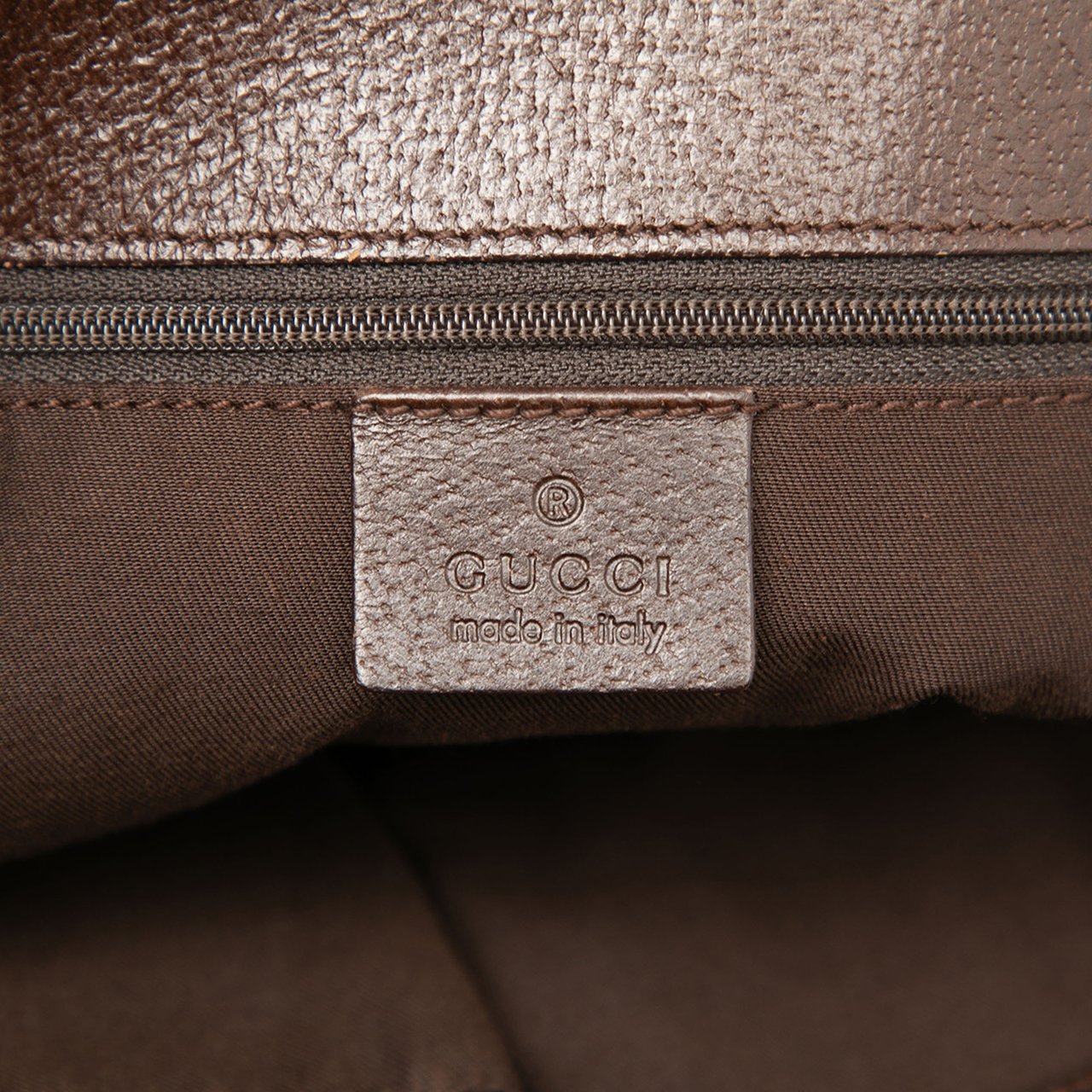 Gucci GG Canvas Eclipse Tote Bruin