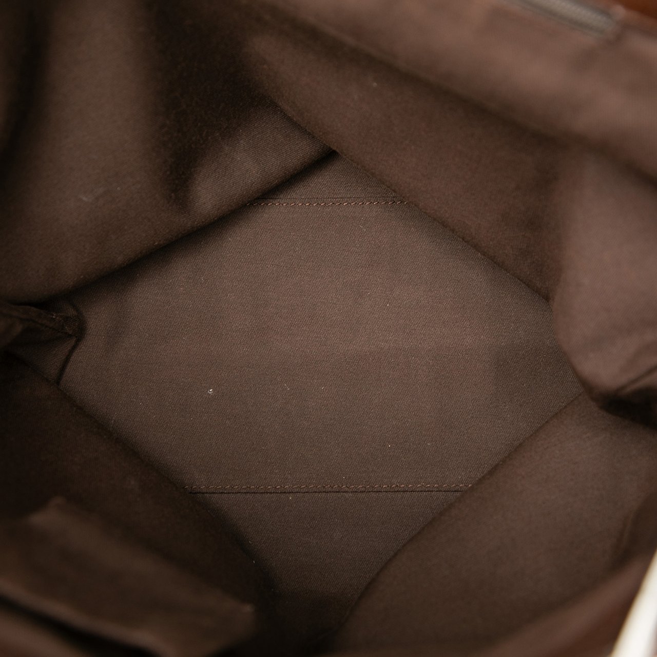 Gucci GG Canvas Eclipse Tote Bruin