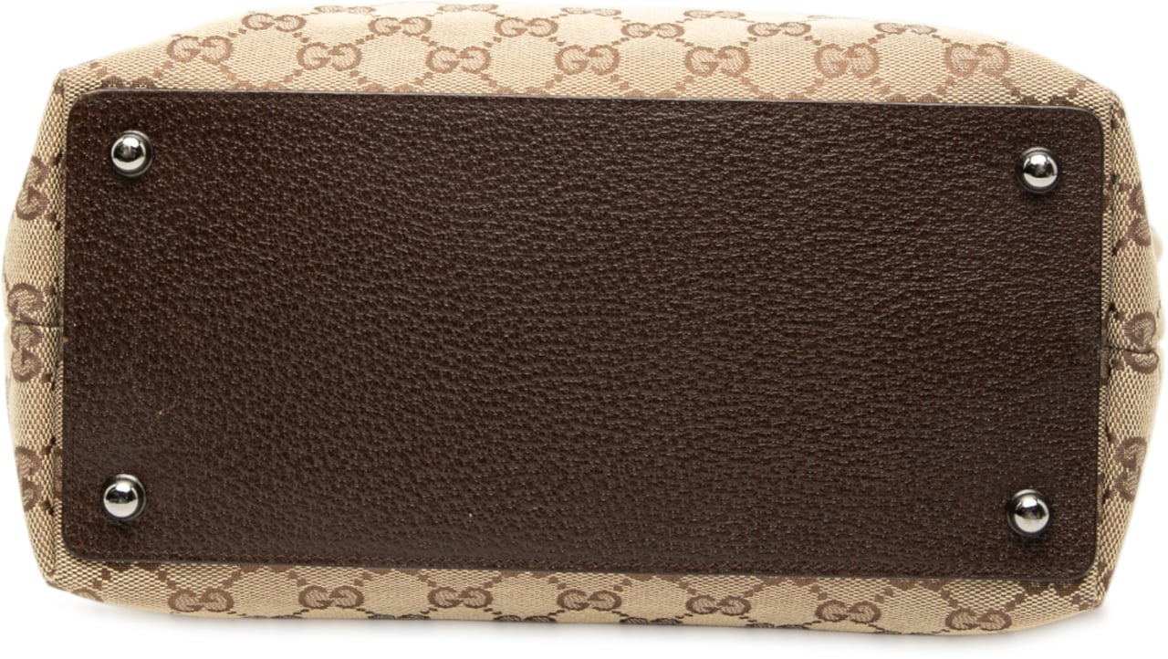 Gucci GG Canvas Eclipse Tote Bruin