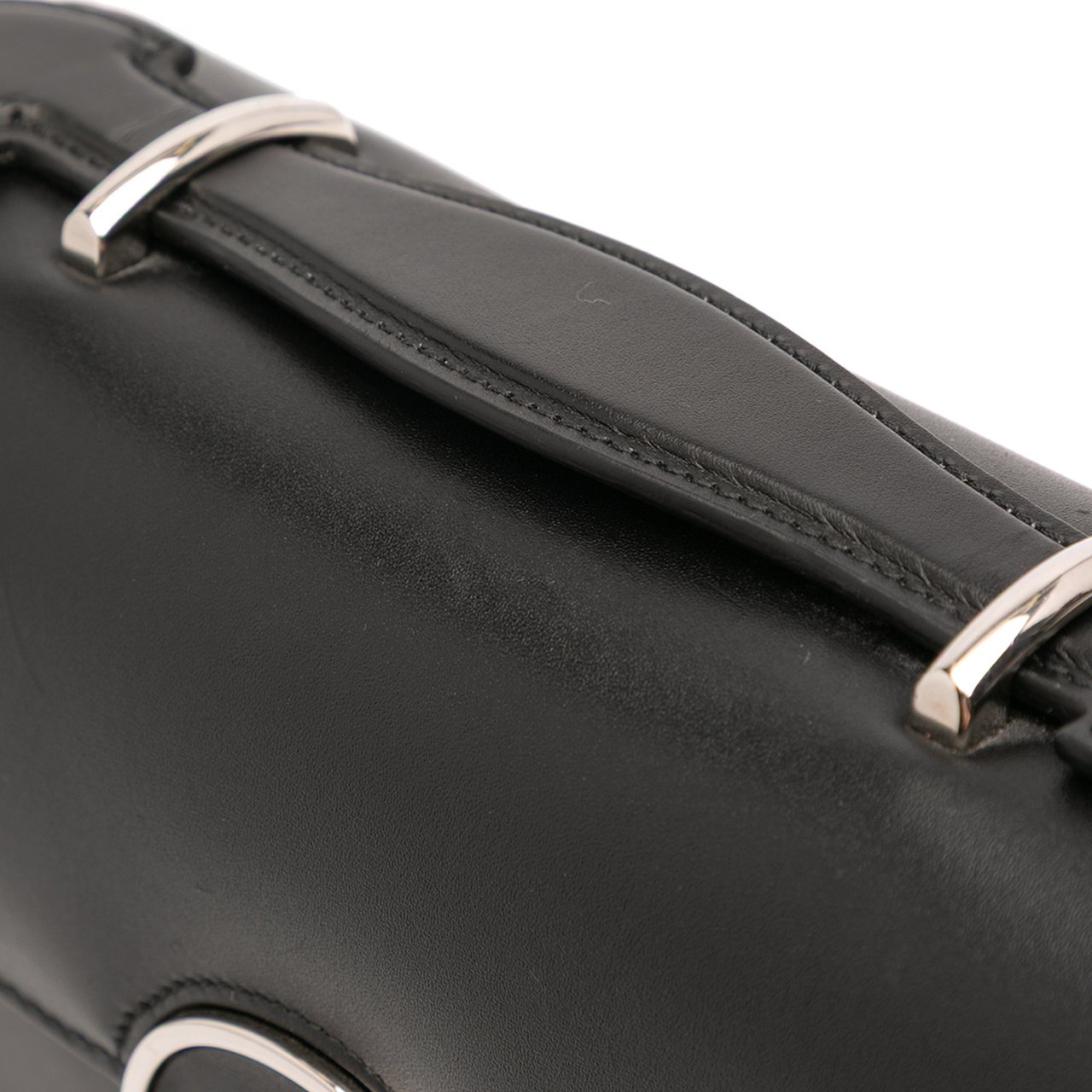 Gucci Mini Leather Petite GG Satchel Zwart