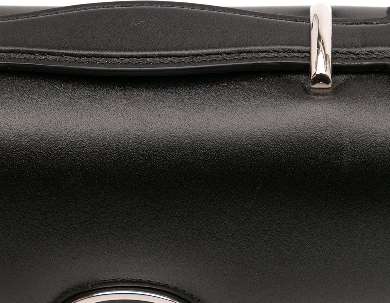 Gucci Mini Leather Petite GG Satchel Zwart