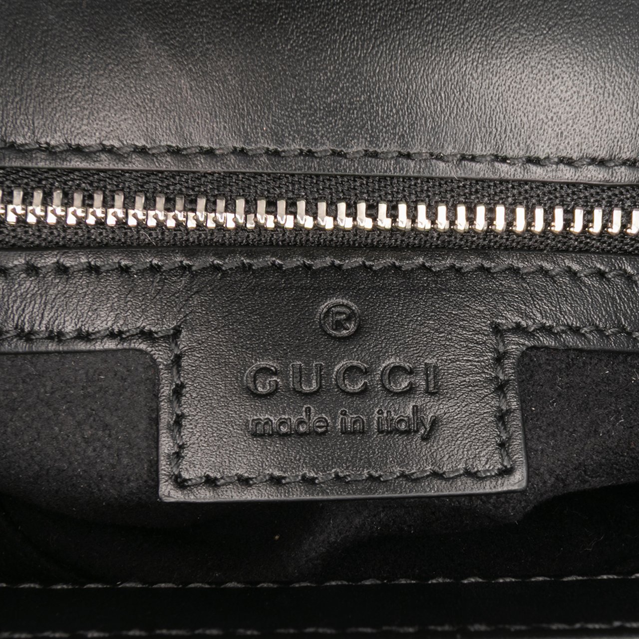 Gucci Mini Leather Petite GG Satchel Zwart