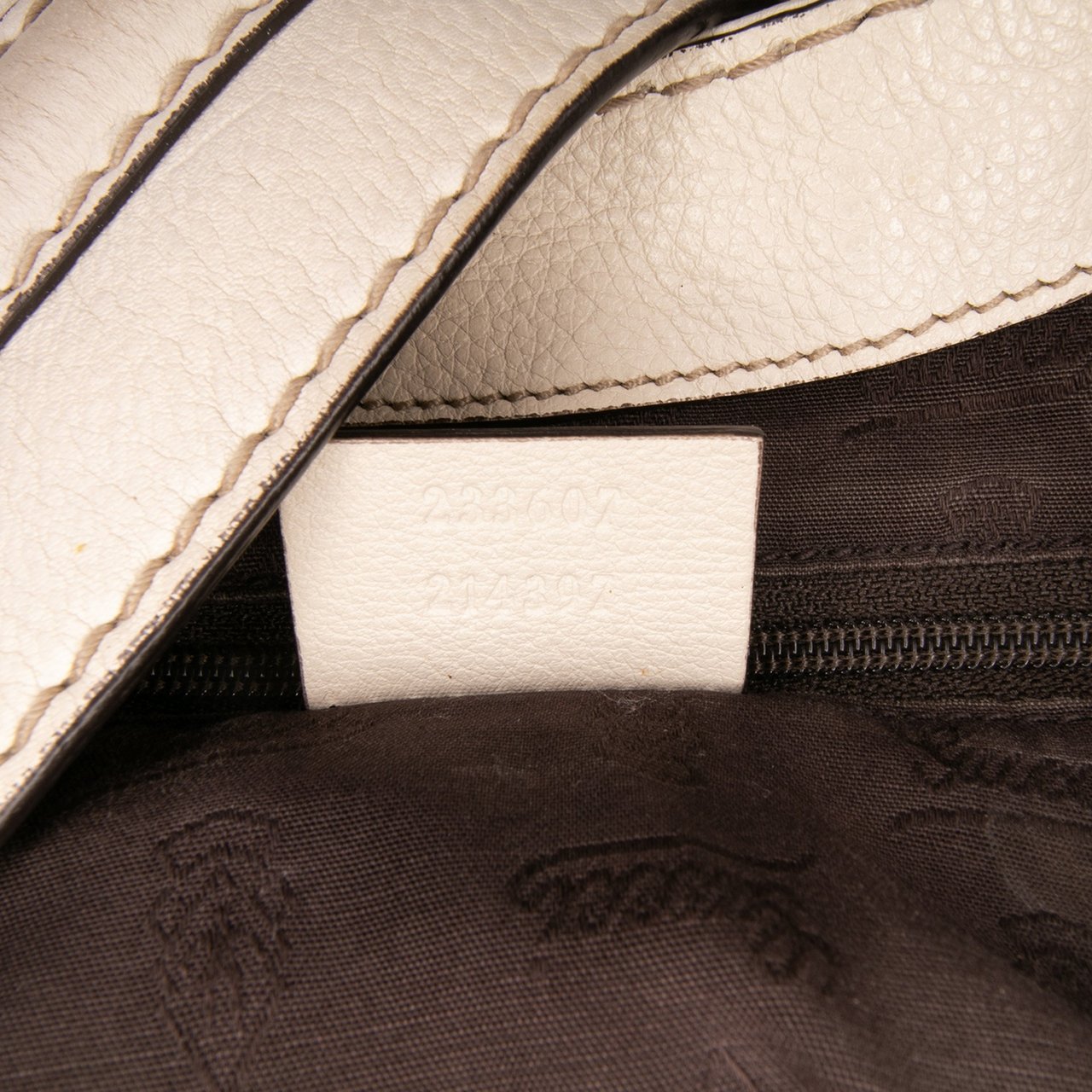 Gucci Guccissima New Ladies Tote Wit