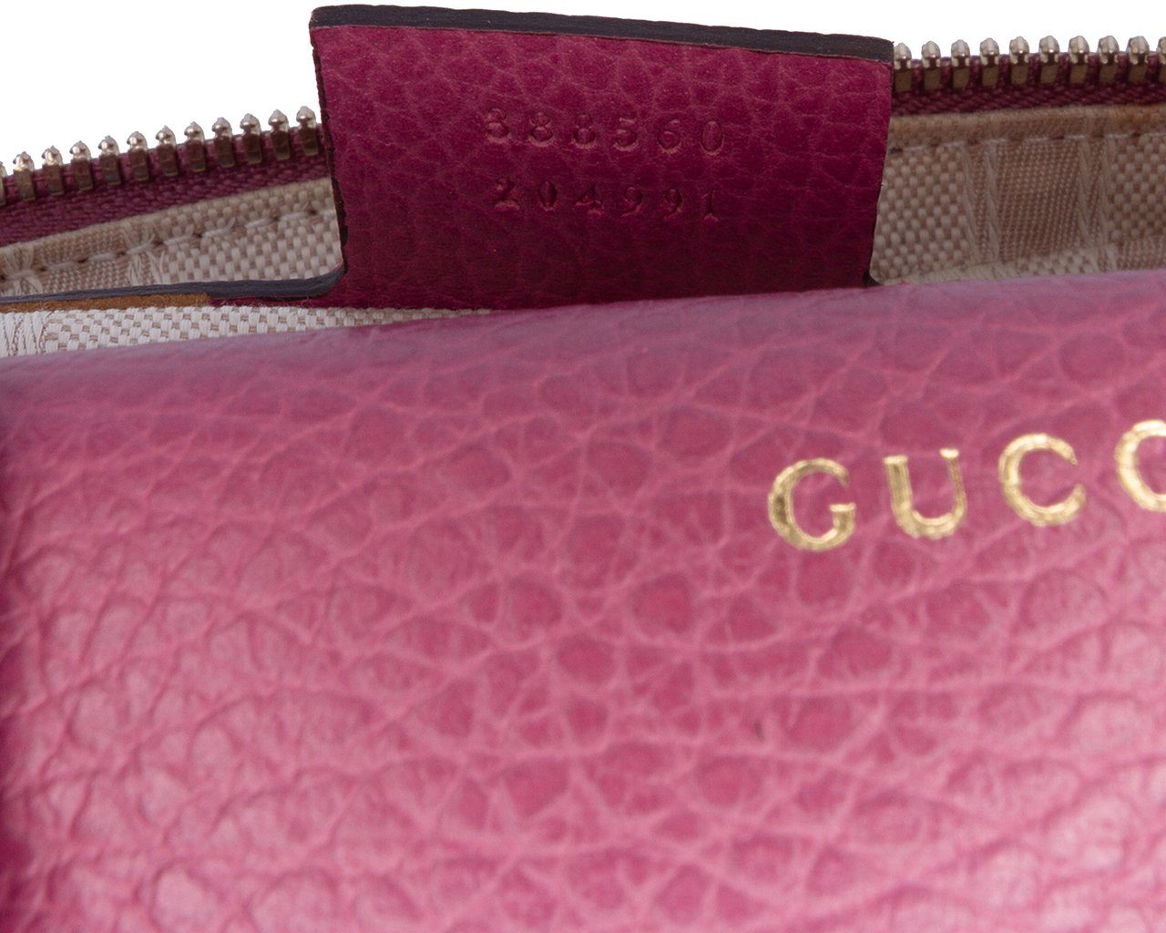 Gucci Dollar Calfskin Lady Dome Satchel Paars