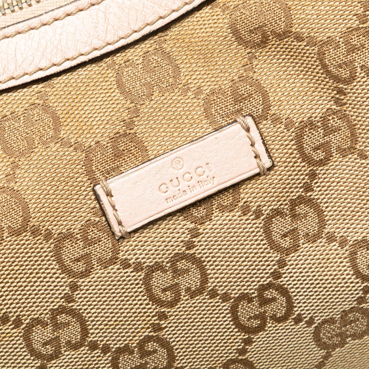 Gucci GG Canvas Web Crossbody Bruin