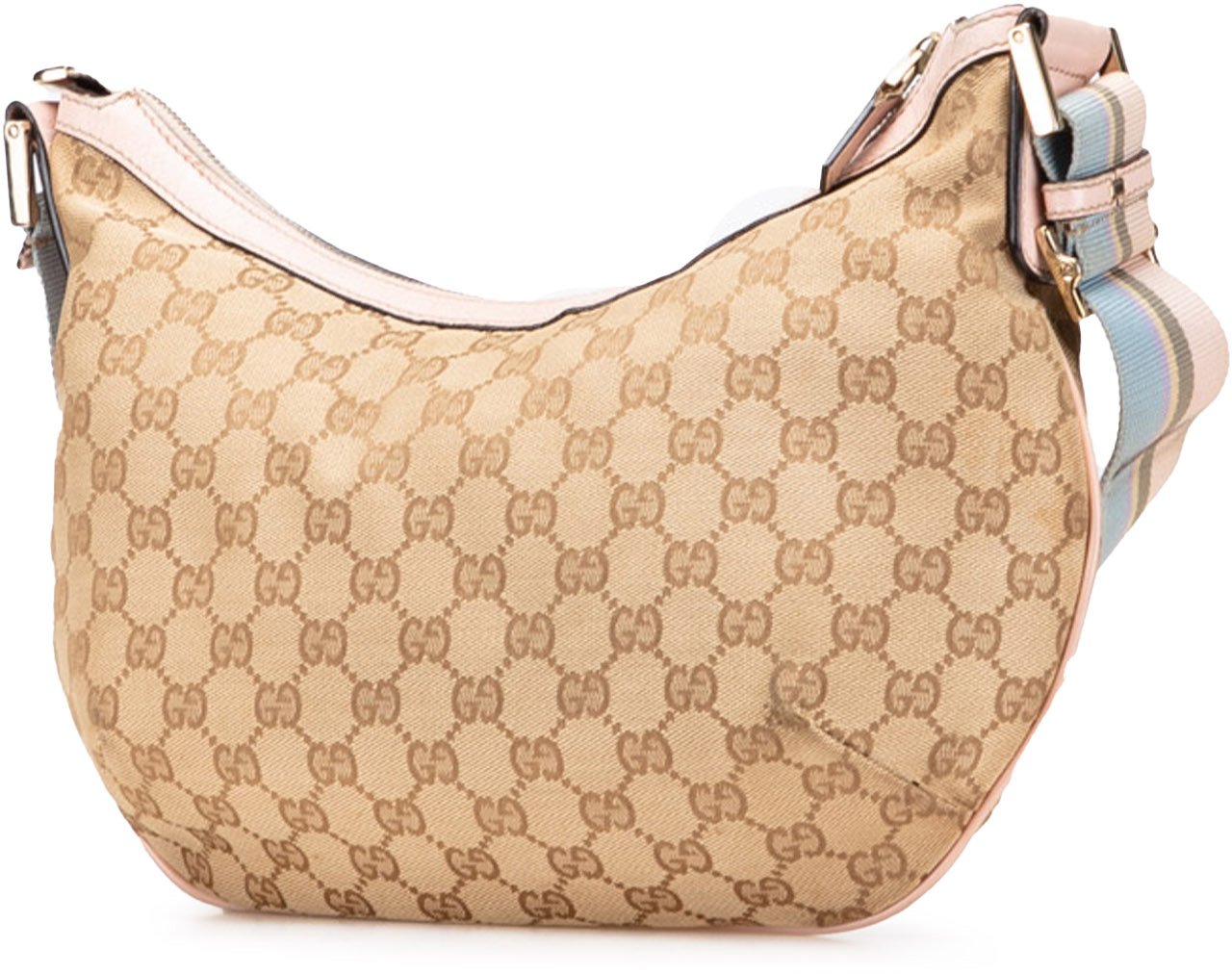 Gucci GG Canvas Web Crossbody Bruin