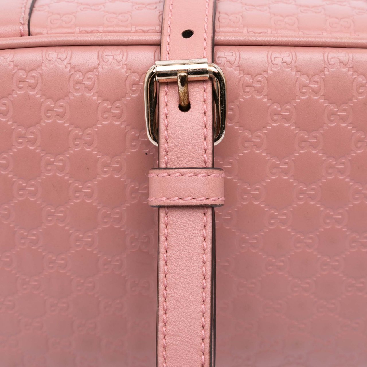 Gucci Mini Microguccissima Dome Satchel Roze