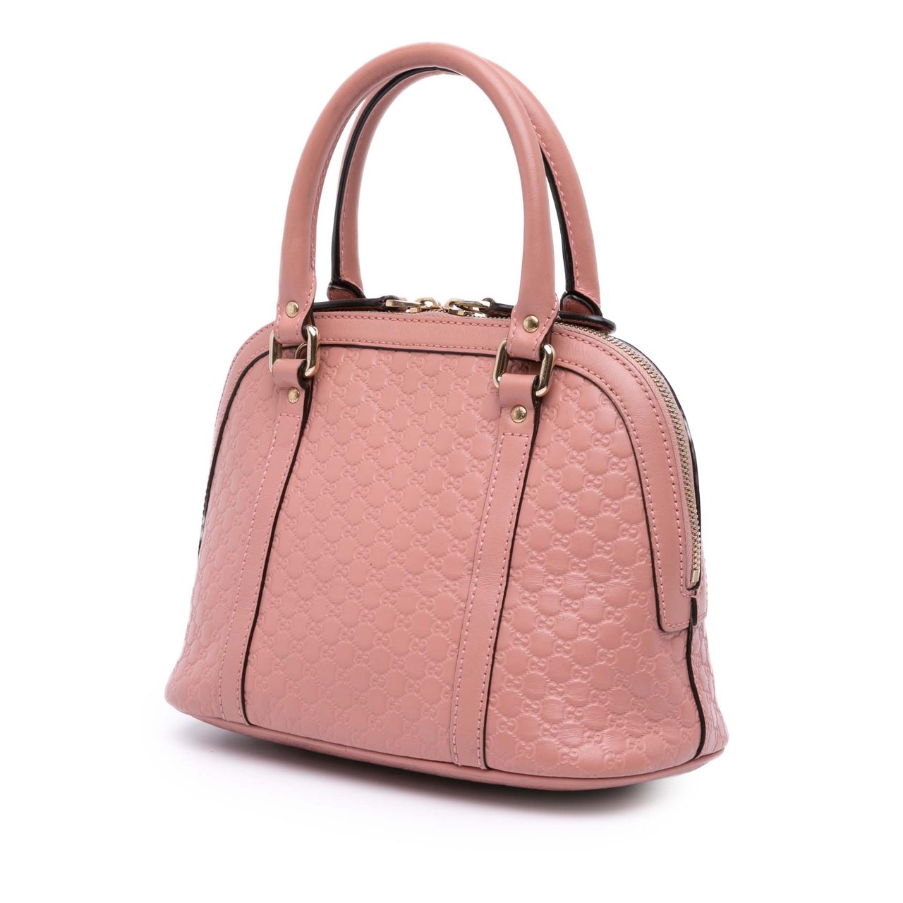 Gucci Mini Microguccissima Dome Satchel Roze