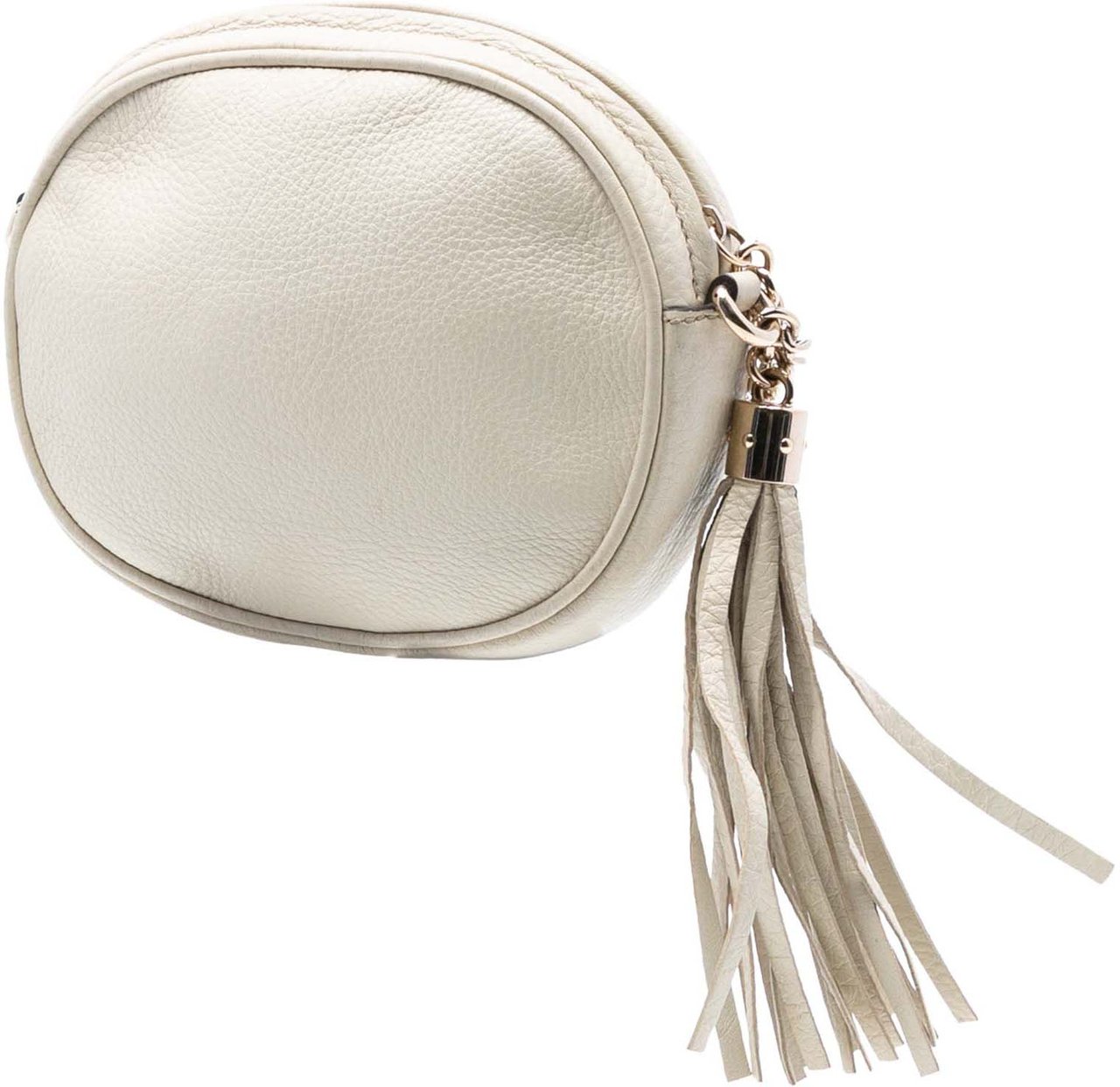 Gucci Mini Pebbled Calfskin Soho Chain Crossbody Wit