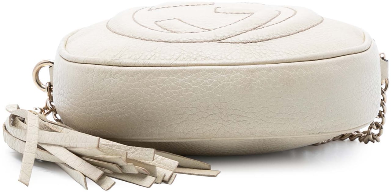 Gucci Mini Pebbled Calfskin Soho Chain Crossbody Wit