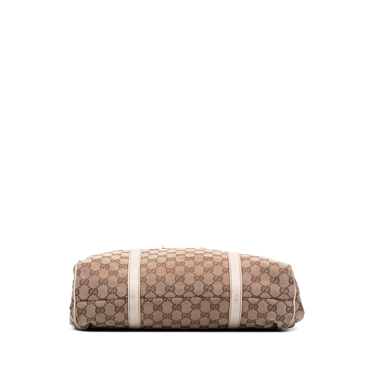 Gucci GG Canvas Web New Ladies Tote Bruin