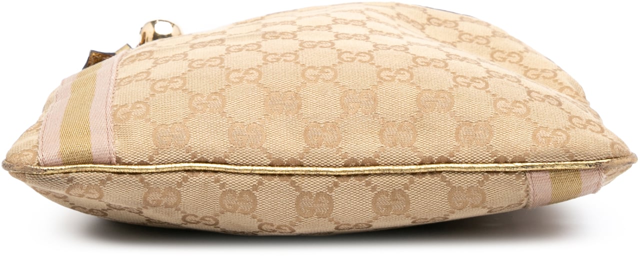 Gucci GG Canvas Jolicoeur Crossbody Bruin