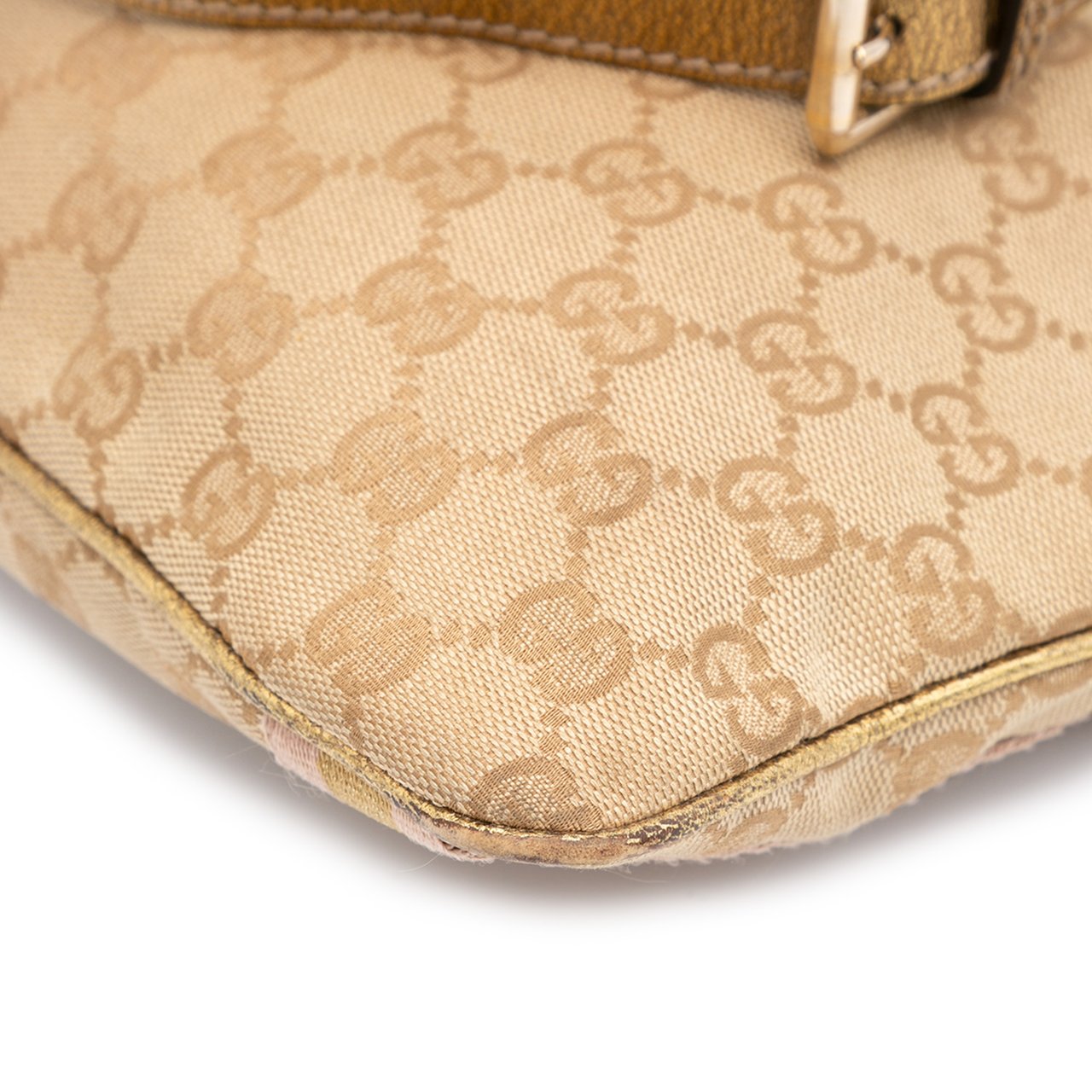 Gucci GG Canvas Jolicoeur Crossbody Bruin