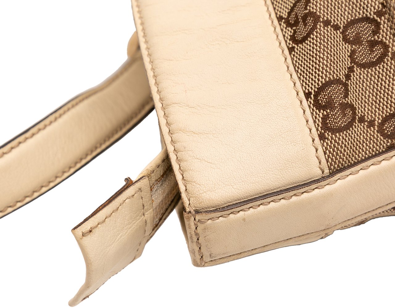 Gucci GG Canvas Punch Tote Bruin