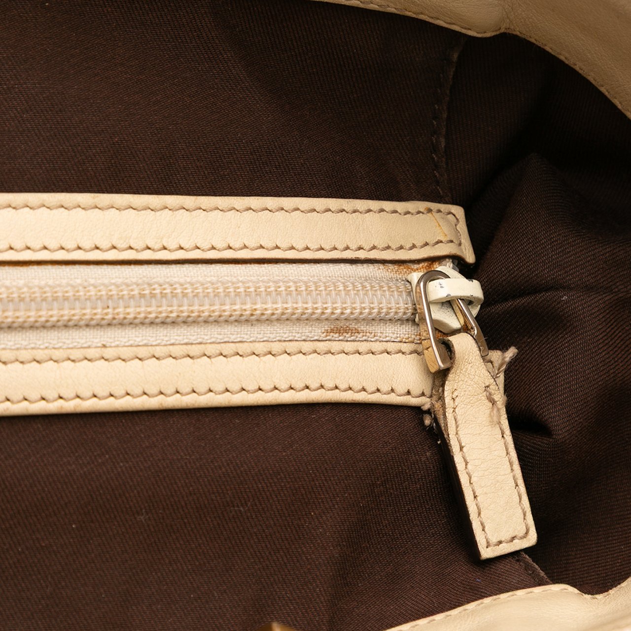 Gucci GG Canvas Punch Tote Bruin