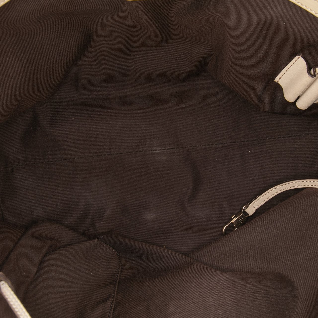 Gucci GG Canvas Punch Tote Bruin