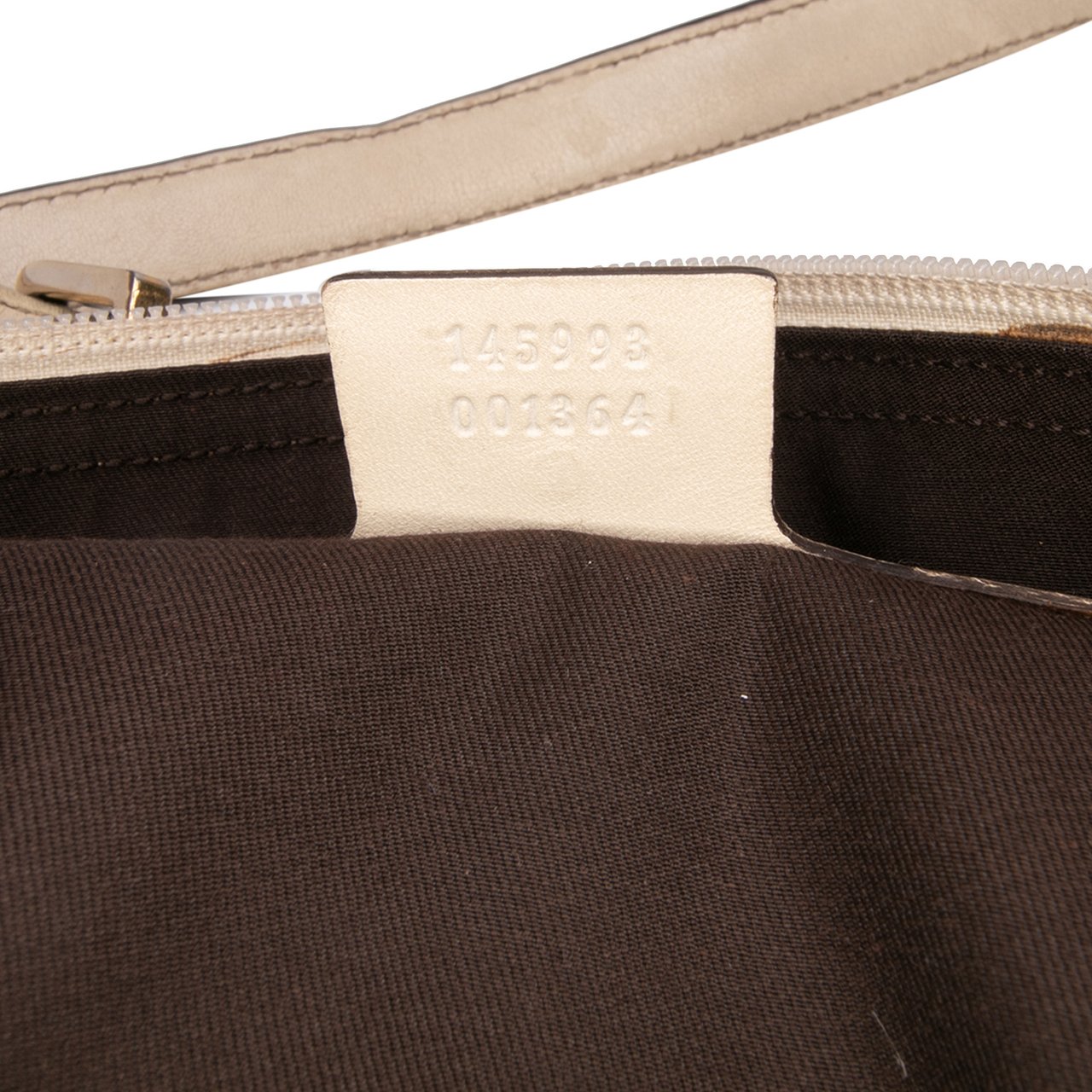 Gucci GG Canvas Punch Tote Bruin