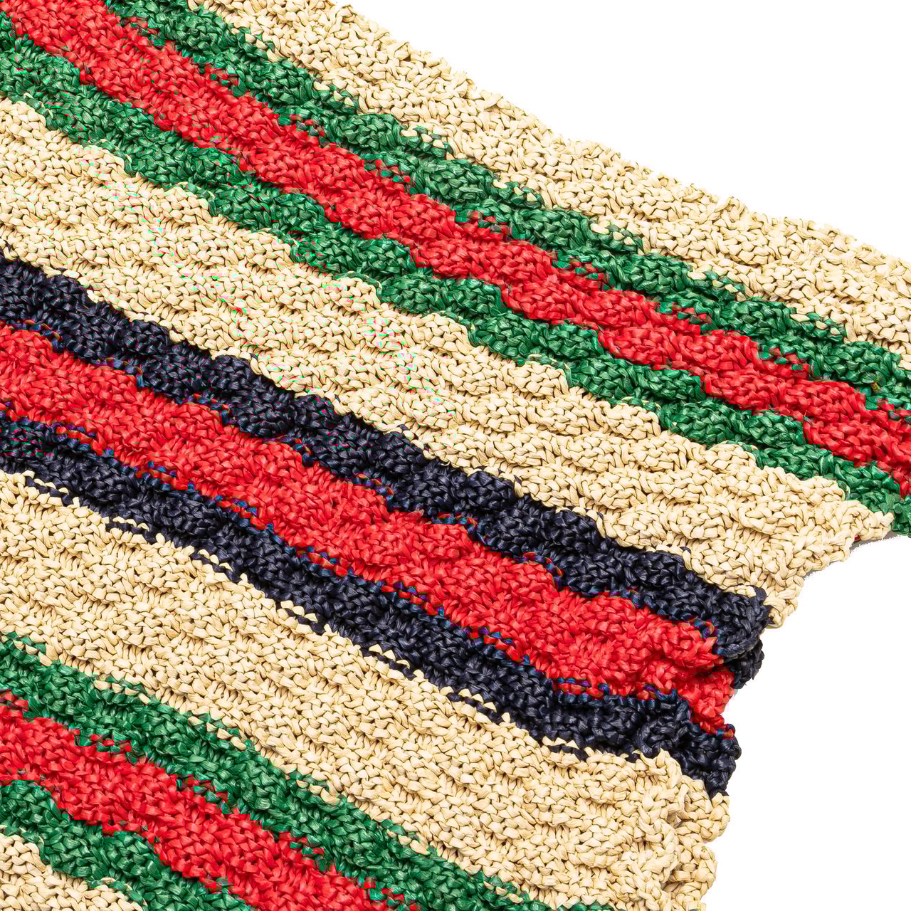 Gucci Raffia Web Crossbody Bruin