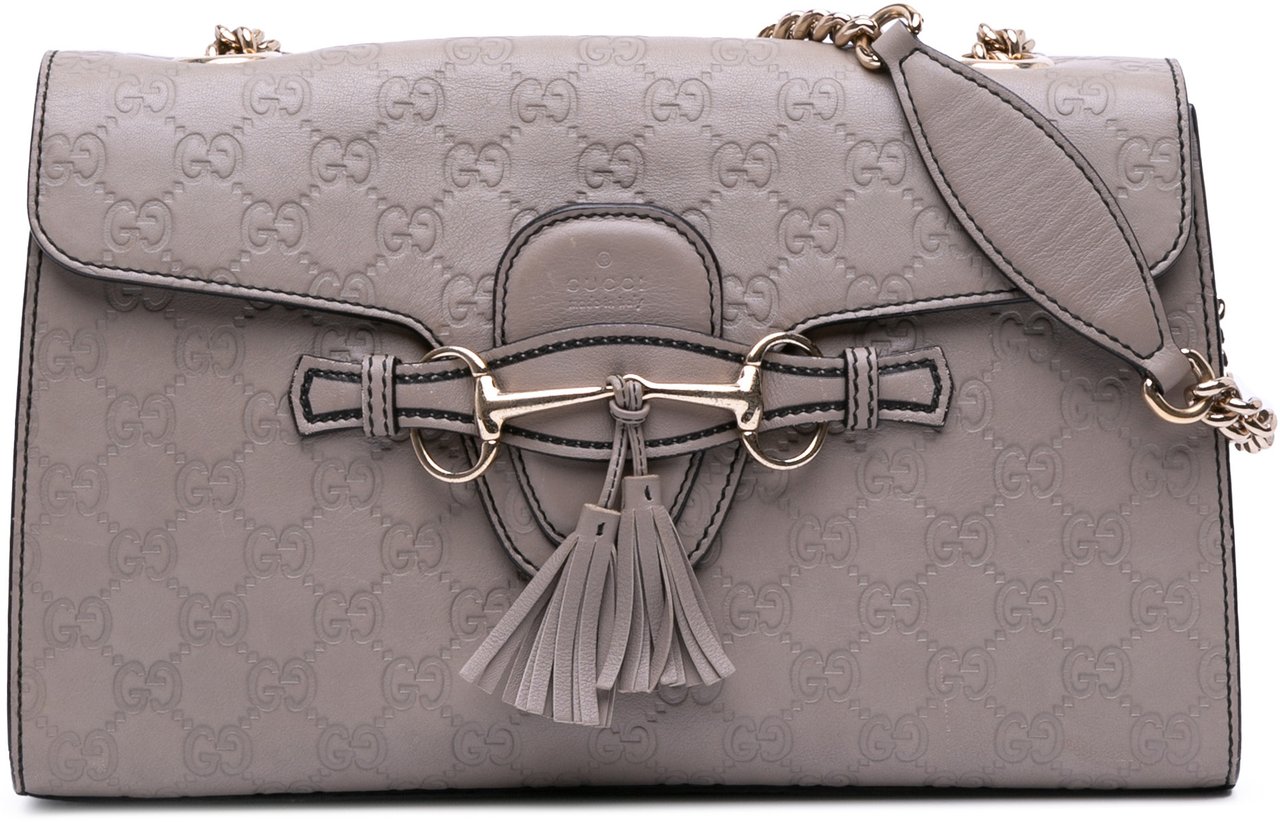 Gucci Medium Guccissima Emily Shoulder Bag Bruin