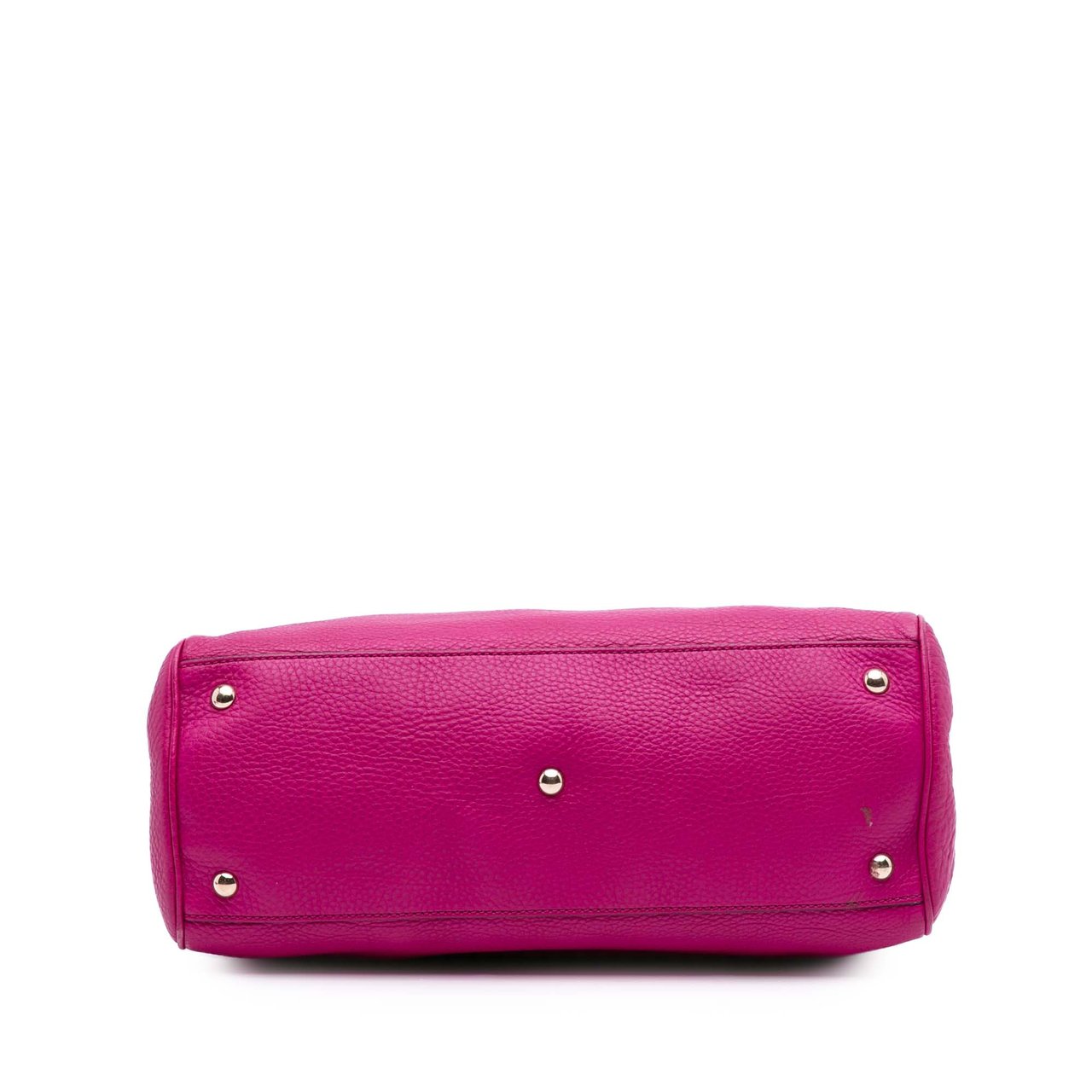Gucci Medium Calfskin Bamboo Shopper Satchel Roze