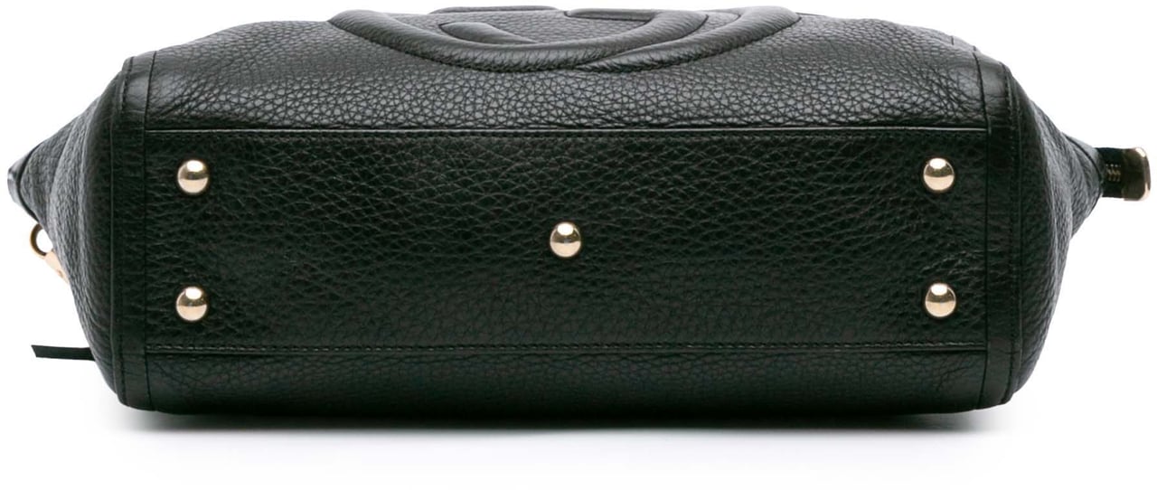 Gucci Small Leather Soho Working Tote Zwart