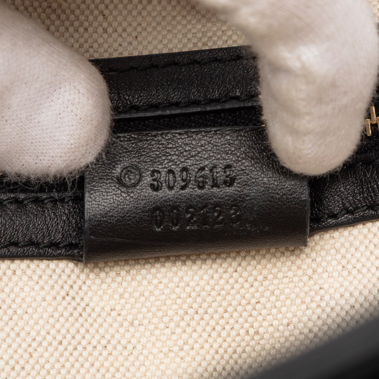 Gucci Microguccissima Patent Nice Tote Zwart