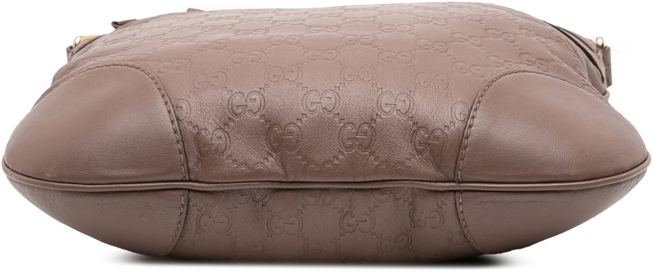 Gucci Guccissima Mayfair Crossbody Bruin
