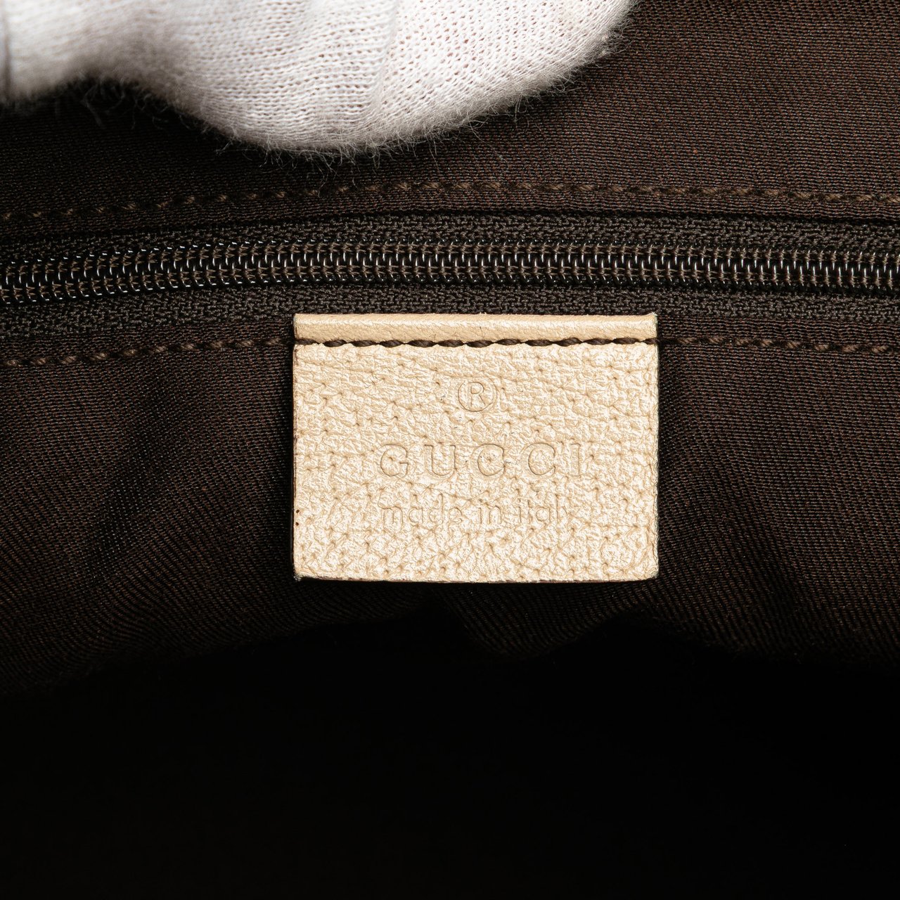 Gucci GG Canvas Abbey D Ring Tote Bruin