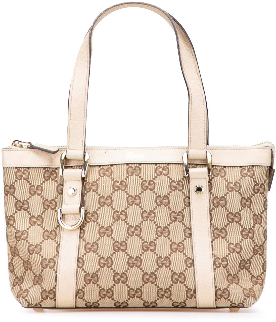 Gucci GG Canvas Abbey D Ring Tote Bruin