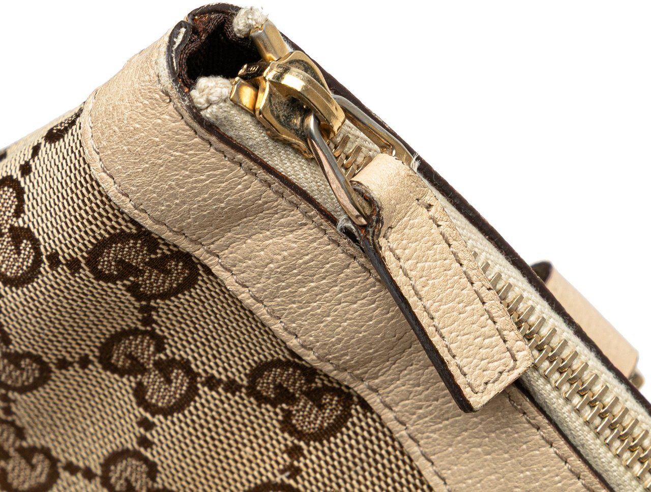 Gucci GG Canvas Abbey D Ring Tote Bruin