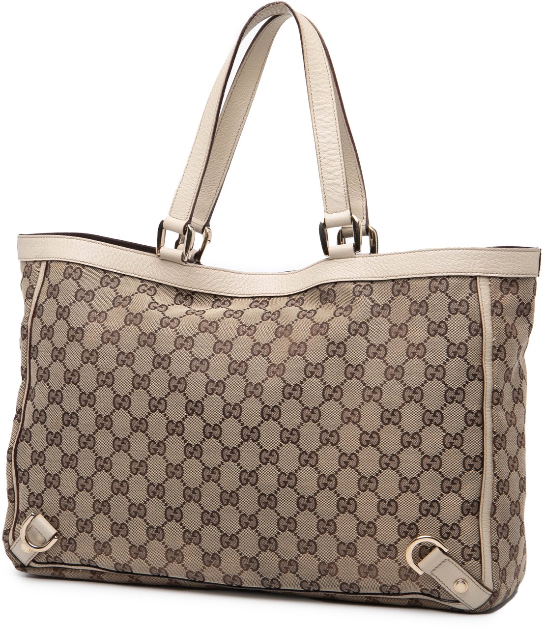 Gucci GG Canvas Abbey D Ring Tote Bruin