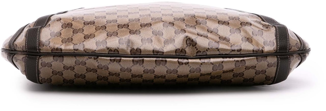 Gucci GG Crystal Abbey D Ring Convertible Tote Bruin