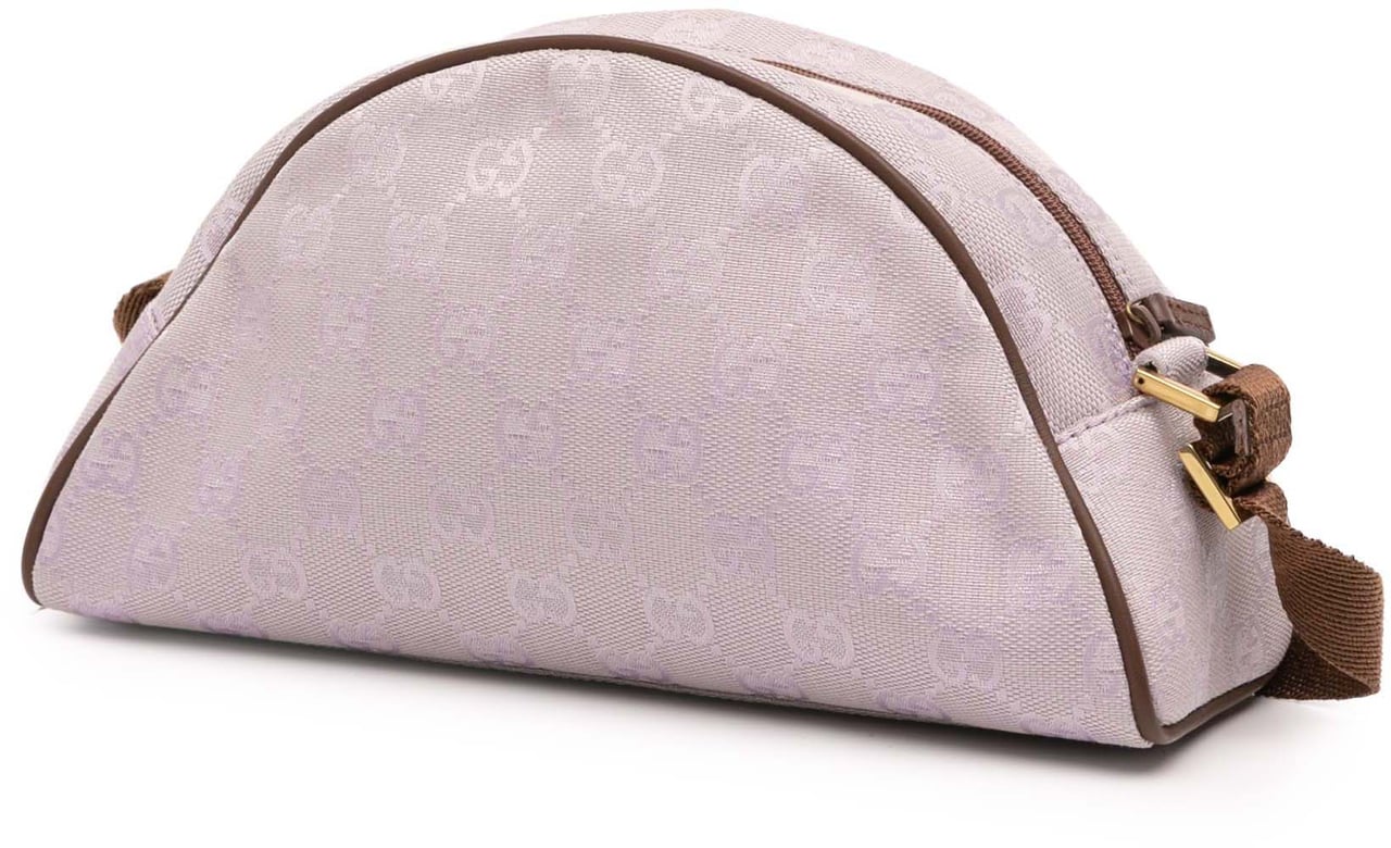 Gucci GG Canvas Shoulder Bag Paars